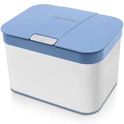 Imagen de YourCasa® Cubo de Basura Cocina 4,3L para la orgánica Diaria en lavavajillas Inodoro y Lavable Acero Reciclaje