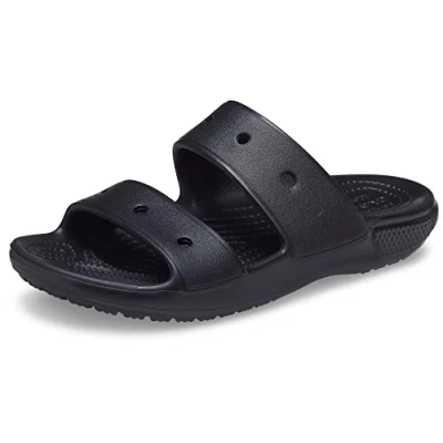 Imagen de Crocs Classic Unisex Sandalias planas, Talla: 39 40, Black Zapatos