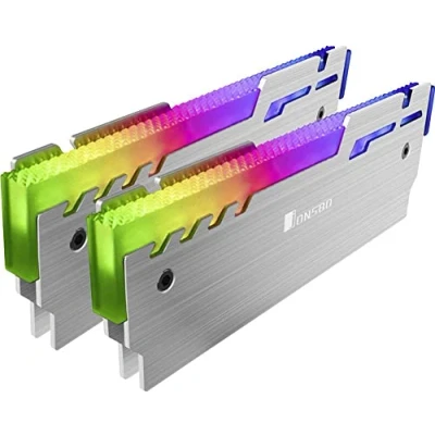 Imagen de Jonsbo ARGB RAM Cooler Gris con RGB 2 Pack NC 3 ARGBX2