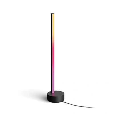 Imagen de Philips Hue Lámpara inteligente, Signe, de Mesa LED Inteligente Gradient, Luz Blanca y Colores, Compatible con Alexa Google Home, Color Negro