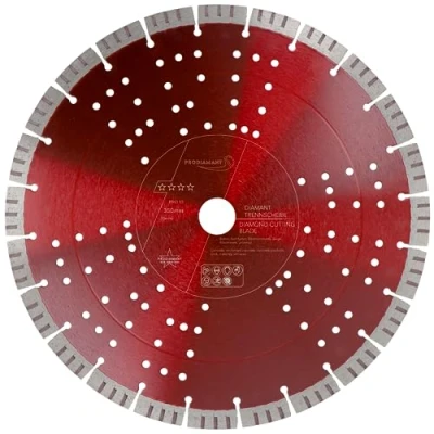 Imagen de PRODIAMANT Disco de corte diamante Premium, hormigón 350 mm x 30 mm, altura segmento 15