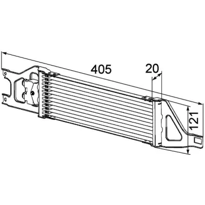 Imagen de MAHLE ORIGINAL CLC 57 000P Radiador de aceite, transmisión automática