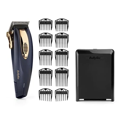 Imagen de BaByliss Super Clipper XTP, cortadora de pelo profesional para hombres, potencia iones litio, cuchillas acero japonés, 10 grados corte