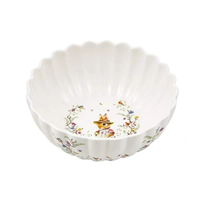 Imagen de Villeroy &amp; Boch Spring Fantasy Tazón Para Cereales Verde,Blanco, Apto Microondas, Cuenco De Sopa, Bol Cereales, Pascua Decoración, Decoración Pascua, Premium Porcelain