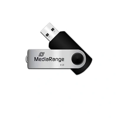 Imagen de Mediarange 813002 Unidad Flash USB Gris mr908 8 GB 2.0 — Unidades (USB 2.0, Tipo a, Gris)