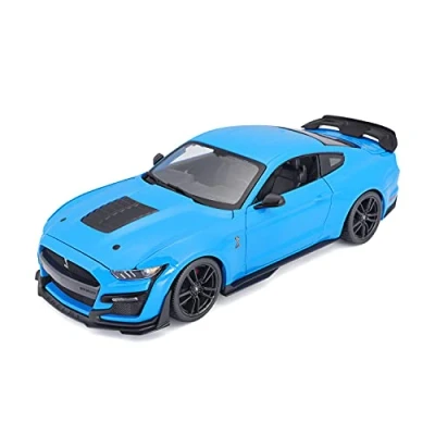 Imagen de Maisto 31452B Mustang Shelby GT500 del 2020 en Color Azul y Escala 1/18 (31452B)