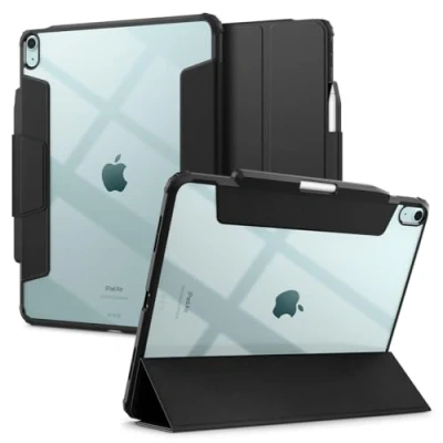 Imagen de Spigen Ultra Hybrid Pro PC Book Funda Negro Apple iPad Air 2024/2025 13
