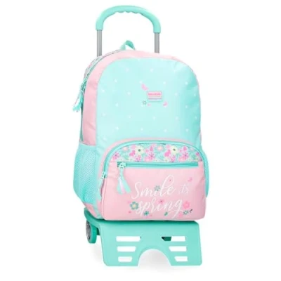 Imagen de Roll Road Spring Dream Mochila Escolar con Carro Multicolor 31x42x13 cms Poliéster