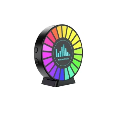 Imagen de Luz Ambiental RGB, Luces Sincronizadas Con Música, Ambientales Ritmo Dinámico Decorativa De Inducción Activada Por Voz. Aromaterapia Para El Automóvil.