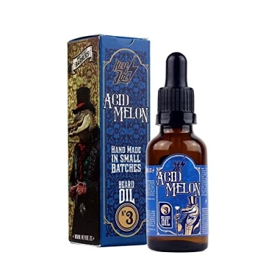 Imagen de HEY JOE Beard Oil Nº3 ACID MELON 30ml Aceite para barba30ml con ARGÁN, JOJOBA y MACADAMIA. Aroma a MELÓN