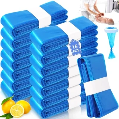 Imagen de 15 Piezas Recambios Cubos de Pañales Cinnani Contenedor 4.5M para Papelera Compatible con Todos (Sin cartucho relleno)