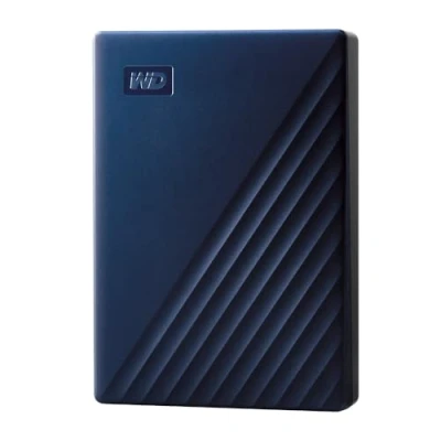 Imagen de Disco duro externo 5 TB WD My Passport para Mac, Portátil, USB C y A, Compatible Con Genius, Contraseña, Azul