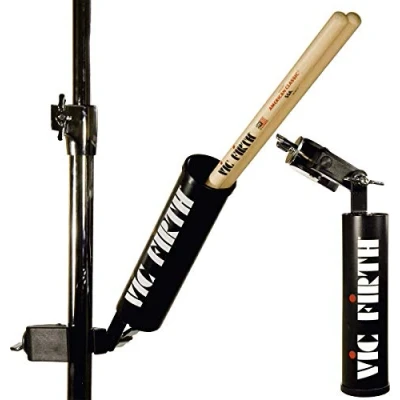 Imagen de Vic FIrth Sostenedor del baquetas color negra con VF Logotipo