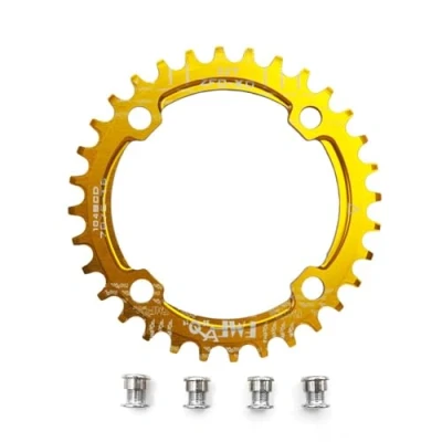 Imagen de UPANBIKE cadena estrecha y ancha para bicicleta 104 BCD de forma redonda una sola anillo 32T 34T 36T 38T