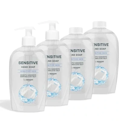 Imagen de by Amazon Jabón de manos para pieles sensibles, 4 x 500 ml