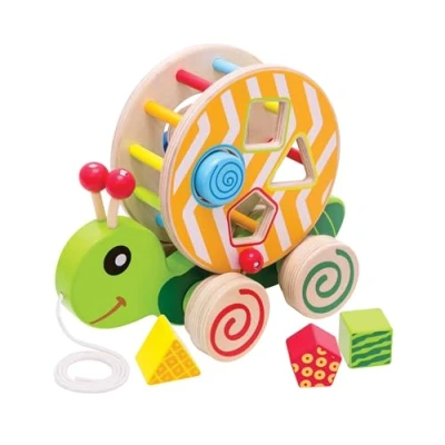 Imagen de Eichhorn 100002231 juguete de arrastre Juguetes (Multicolor, Madera, 1 mes(es), Niño, Niño/niña, Caracol) , color/modelo surtido