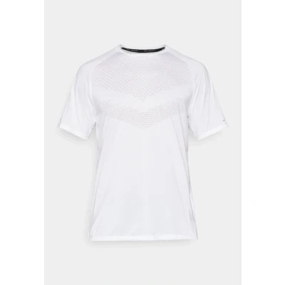 Imagen de Nike Performance Stride TOP Camiseta deportiva, Hombre, Talla: Large, White/reflective silver