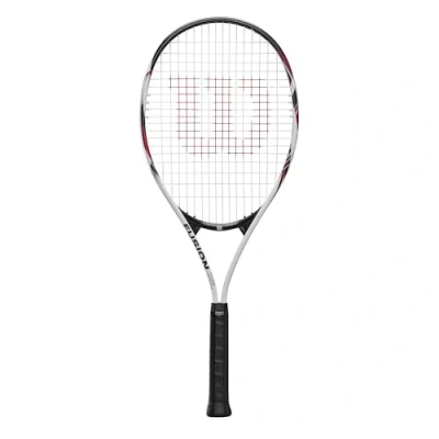 Imagen de Wilson Raqueta de tenis Fusion XL, Aluminio, Equilibrio en la empuñadura, 291 g, Longitud 69,9 cm