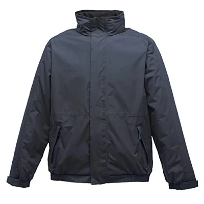 Imagen de Regatta Dover Waterproof Concealed Hooded Fleece Lined Bomber Jacket Jackets Insulated, Hombre, Navy/Navy, XS