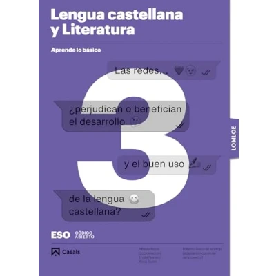 Imagen de Aprende lo básico. Lengua castellana y Literatura 3 ESO. LOMLOE (Código abierto)