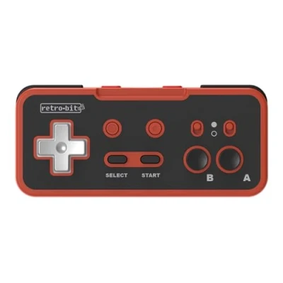 Imagen de Retro Bit Origin8 2.4 GHz Wireless Controller For Nintendo Switch &amp; NES USB receivers included Red Black