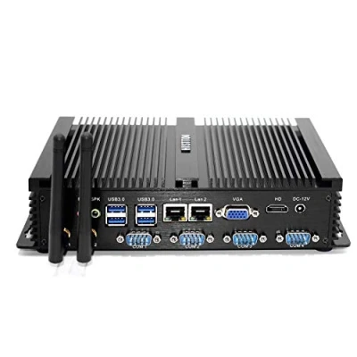 Imagen de HISTTON Mini PC Industrial 4K HD Ordenador de sobremesa con Intel Core i5 3317U Procesador Windows 10, 4GB RAM, 128GB SSD,1000Mbps LAN/VGA&amp;HDMI 2.0 / BT 4.0 Dual WiFi