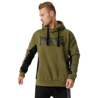 Imagen de Lonsdale Balmullo Sudadera con Capucha, Verde, L para Hombre