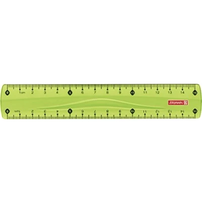 Imagen de Colour Code Juego de reglas (15 cm, para diestros y zurdos, varios colores), color verde