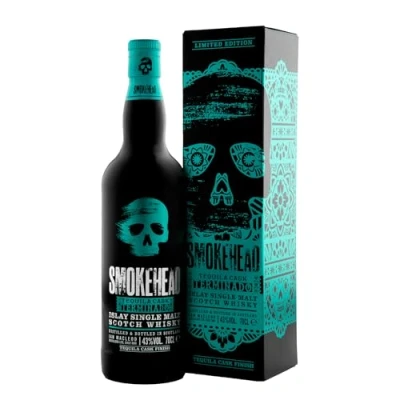 Imagen de SMOKEHEAD ISLAY SINGLE MALT SCOTCH WHISKY TEQUILA CASK 70 CL