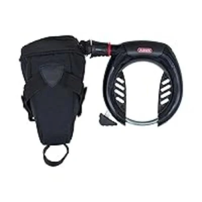 Imagen de ABUS candado de cuadro PRO SHIELD PLUS 5950 NR Juego bicicleta con cadena 6KS/85 y bolsa ST5950 8,5 mm nivel seguridad 9 Negro
