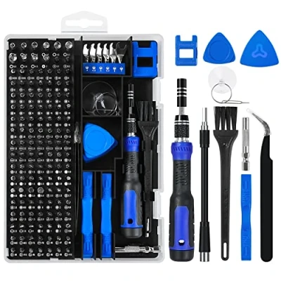 Imagen de Souleader 160 Piezas en 1 Juego de destornilladores,Destornillador precisión Kit herramientas reparación,para Teléfono Móvil,Tableta,PC,Computadora Portátil,Relojes