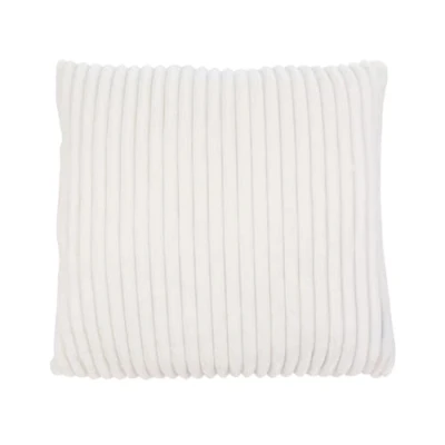 Imagen de Gözze Funda de cojín suave con aspecto pana, Set 2, 50 x cm Blanco roto