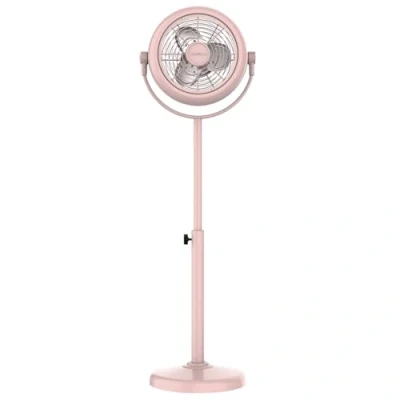 Imagen de Cecotec Ventilador de Pie Retro EnergySilence 250 ClassicStyle Pink. 25W, Diámetro 10&quot;, 3 Aspas Aerodinámicas, Inclinación Ajustable, 2 Velocidades, Diseño Elegante Color Rosa