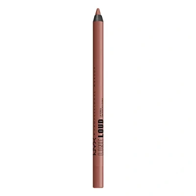 Imagen de NYX Professional Makeup Line Loud, Lápiz de labios, Larga duración, Non transfer, Tono 06 Ambition Statement