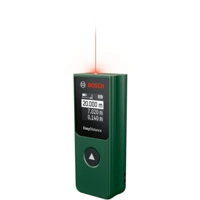 Imagen de Bosch Home and Garden medidor láser EasyDistance 20 (medición fácil y precisa de hasta m, tamaño bolsillo, control un solo botón, en caja para E Commerce)