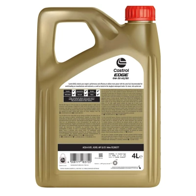 Imagen de Castrol EDGE A5/B5 0W 30 4L Aceite de motor 15F6A5
