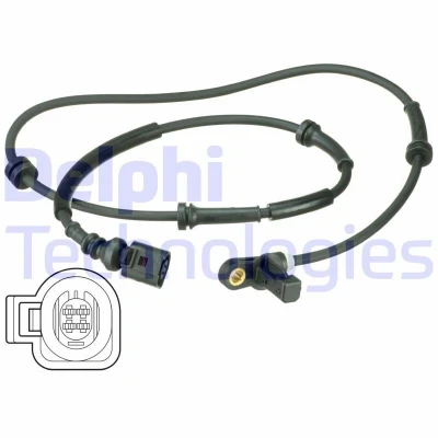 Imagen de DELPHI SS20495 Sensor de ABS activo 1140 VOLKSWAGEN: Sharan I, Furgón, SEAT: Alhambra I