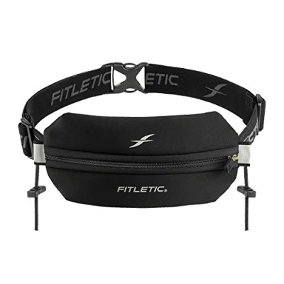 Imagen de Fitletic N01R 01 Cinturón Running, Unisex, Negro, Talla Única