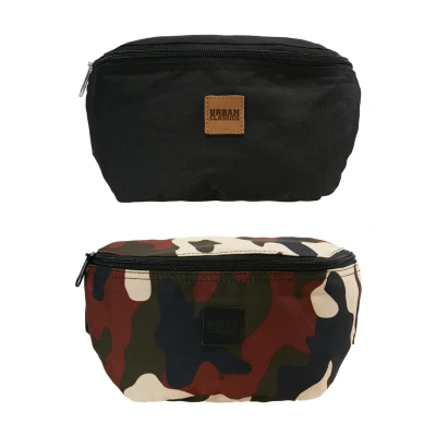 Imagen de Urban Classics CAMO HIP BAG 2 PACK Riñonera, Hombre, Talla: One Size, Black/rusty