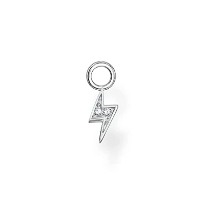 Imagen de THOMAS SABO Pendientes para mujer con colgante de rayo, plata ley 925 circonitas, EP017 051 14