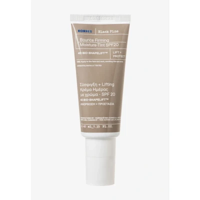 Imagen de KORRES BLACK PINE 4D BioShapeLift™ Firming Moisturiser Tinted SPF20 Vegan 40ml