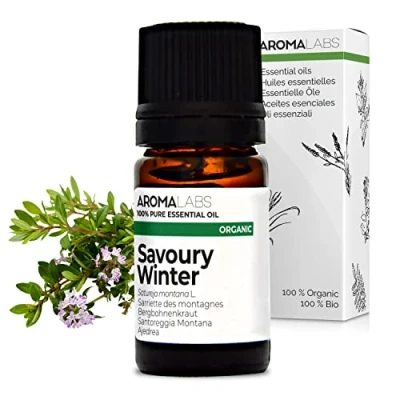 Imagen de BIO Aceite Esencial AJEDREA 5mL 100% Puro, Natural, Quimiotipado y Certificado AB AROMA LABS (Marca Francesa)