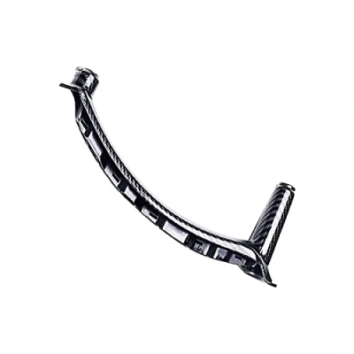 Imagen de Nrgro Tirador de puerta del Coche para BMW X5 E70 2008 2013, Manijas la interior automóvil X6 E71 E72 2014(Derecha Delantera) (Fibra Carbono, E70,Derecha