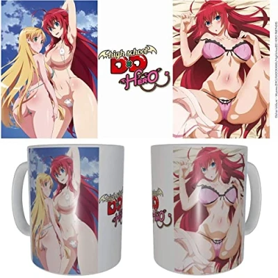 Imagen de Highschool DXD Hero Rias &amp; Asia Taza Original Licencia #4