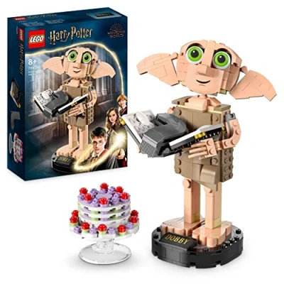 Imagen de LEGO Harry Potter 76421 Dobby de Huiself Figuur SET Bloques construcción para niños, Talla: One Size, Multi coloured