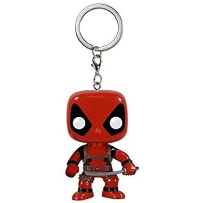Imagen de Funko Pocket POP! Marvel: Keychain Deadpool Minifigura de Vinilo Coleccionable Llavero Original Relleno Calcetines Idea Regalo Mercancia Oficial Movies Fans