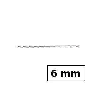 Imagen de GBC ESP915106 Espiral metálica paso 5:1 6 mm (caja 100) color negro