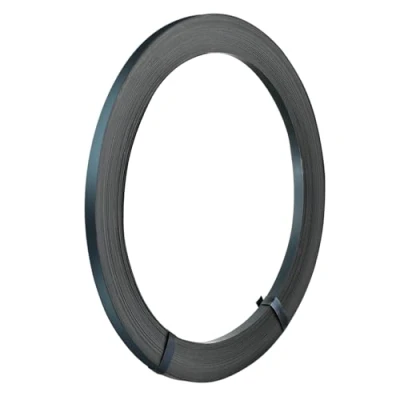 Imagen de VEVOR Rollo de Fleje Acero para Embalaje 100m x 12,7mm 0,4mm Carrete Palés Resistencia 500 kg Correas Metálicas Portátiles Alta Resistencia, Negro