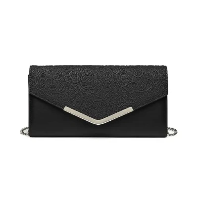 Imagen de Miss Lulu Bolso de Clutch, Elegante Encaje Hombro con Cadena, la manera del embrague, favor partido las muchachas, novia mamá tarde banquete