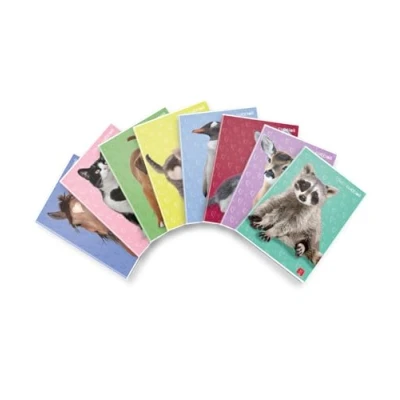 Imagen de Pigna DOLCI CUCCIOLI, Maxi Cuadernos A4 Rayado 10, Cuadros 1 cm, Paquete de 10 unidades